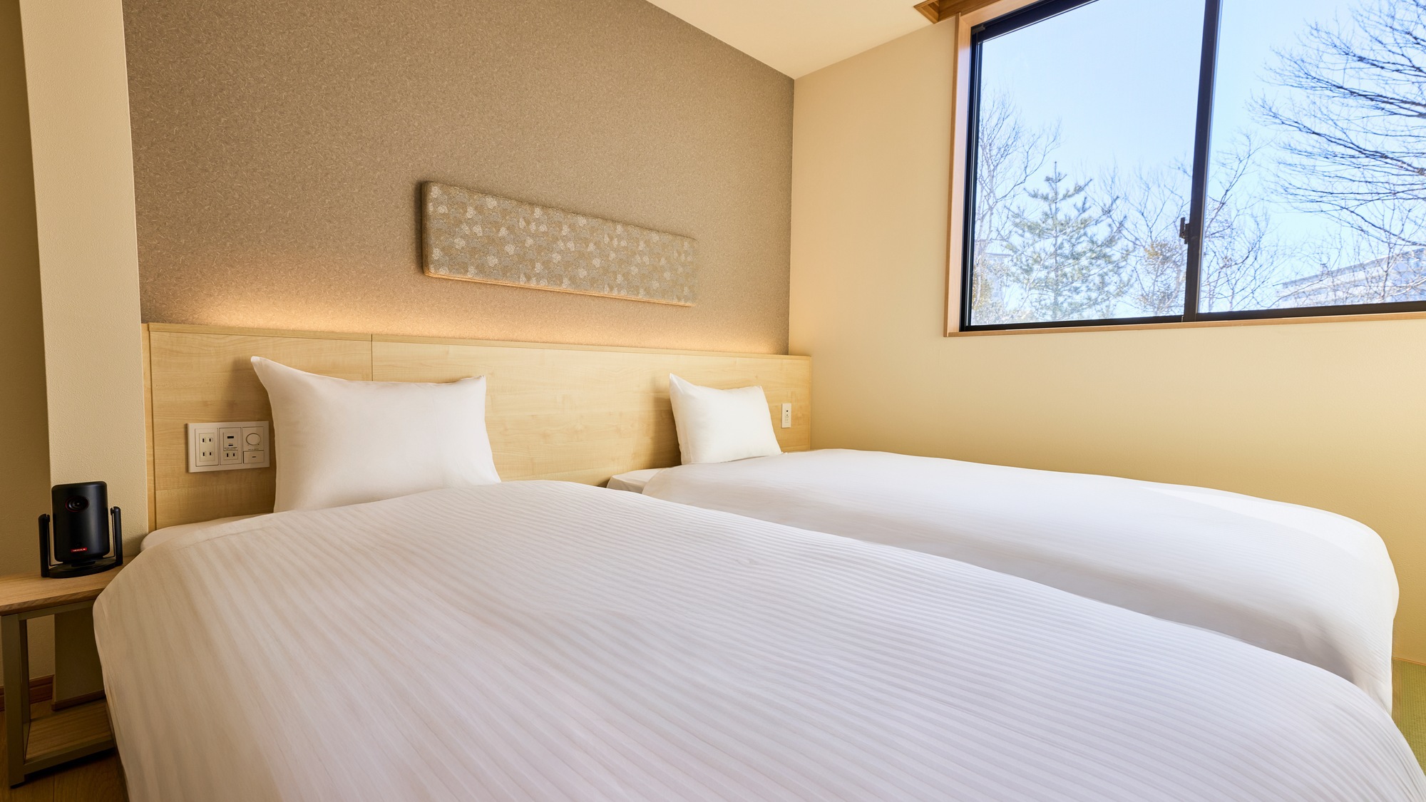 【D】2クイーン＋2シングル／温泉＆サウナ付