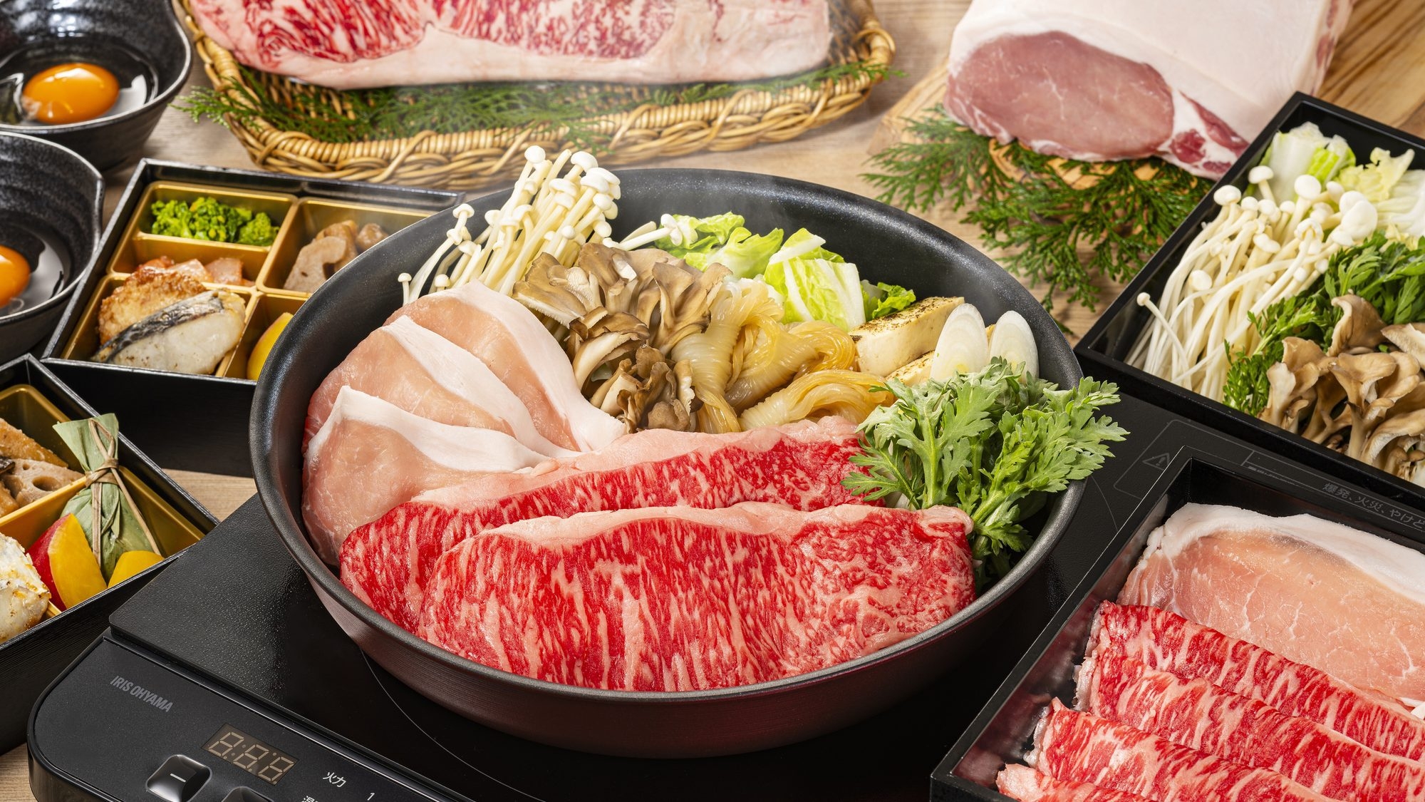 【プレオープン★アンケートあり】5種から選べる夕食と和洋選べる朝ごはん！（夕朝食付／1〜5名分）