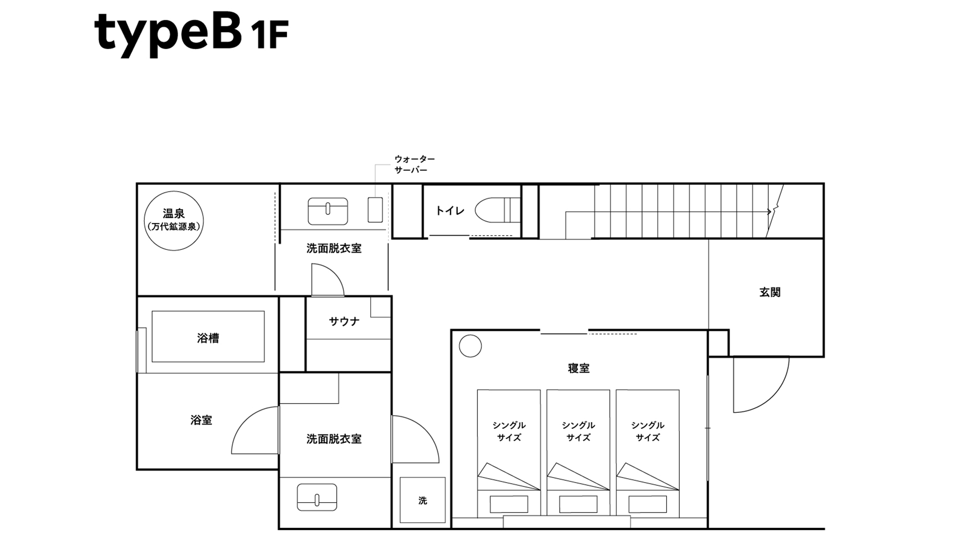 B：間取り図