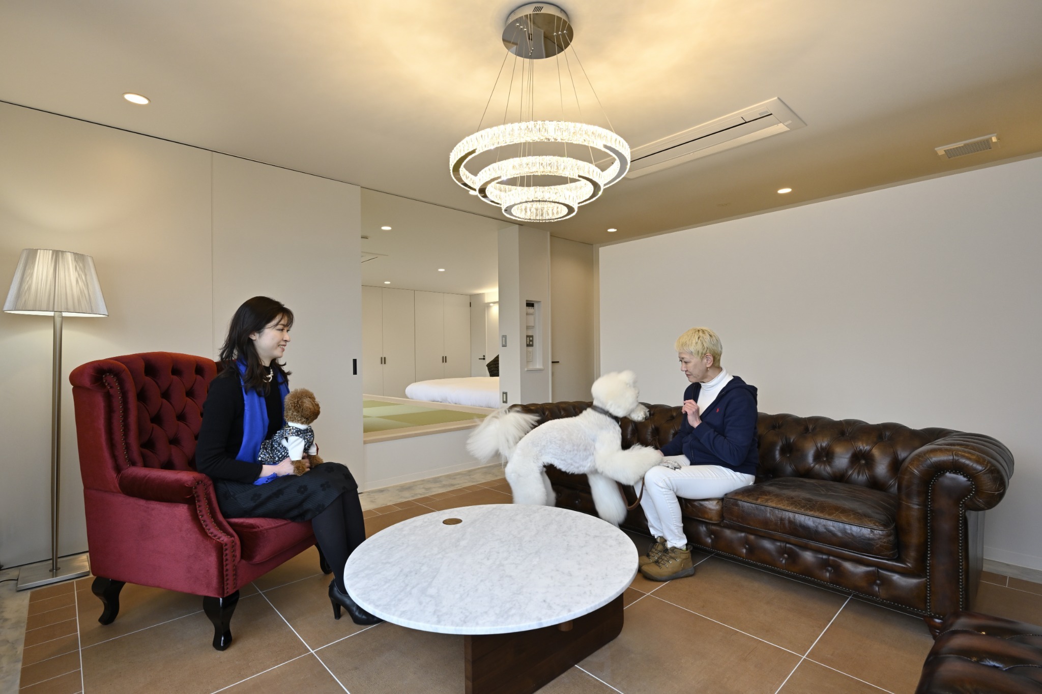 ドッグフレンドリーでわんちゃん用のアメニティもご準備しています。