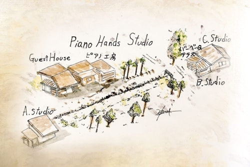 Ｐｉａｎｏ　Ｈａｎｄｓ　Ｓｔｕｄｉｏ／民泊