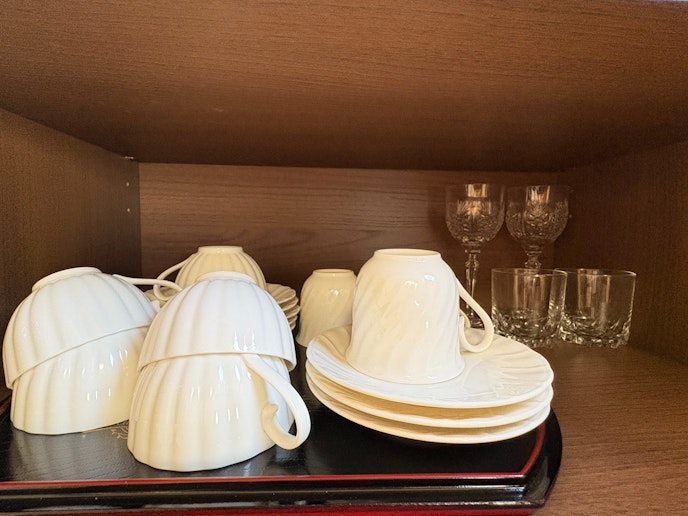 ・【キッチン】ご家族やお友達と一緒に、ティータイムをお楽しみください