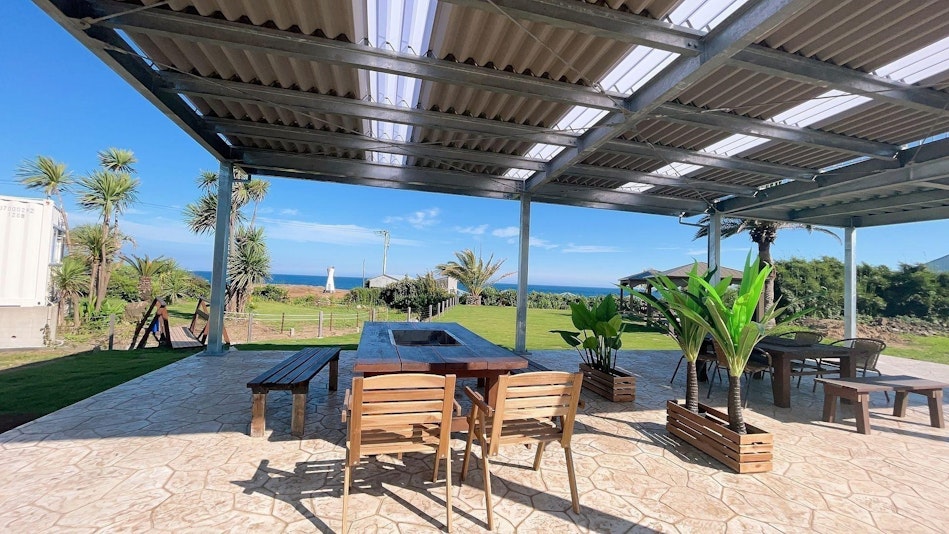 雨天・強風時BBQスペース