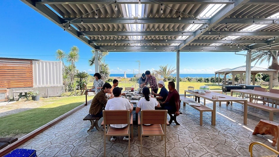 雨天時・強風時のBBQスペース