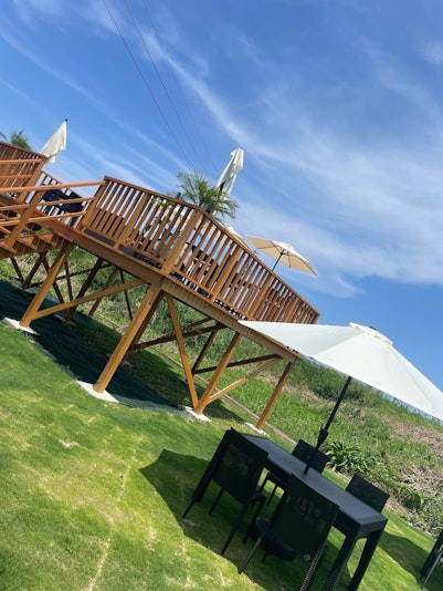 お庭の設備も充実