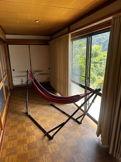 廊下、ハンモック
