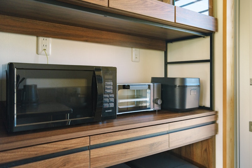 使いやすいキッチン家電を完備