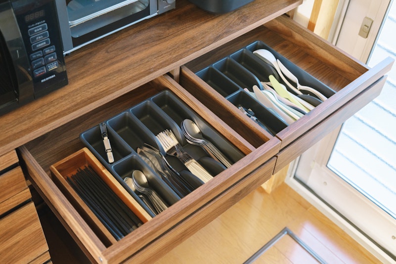 必要な食器・カトラリーをしっかり完備