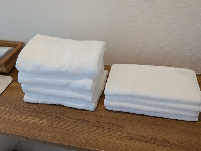 清潔なタオル