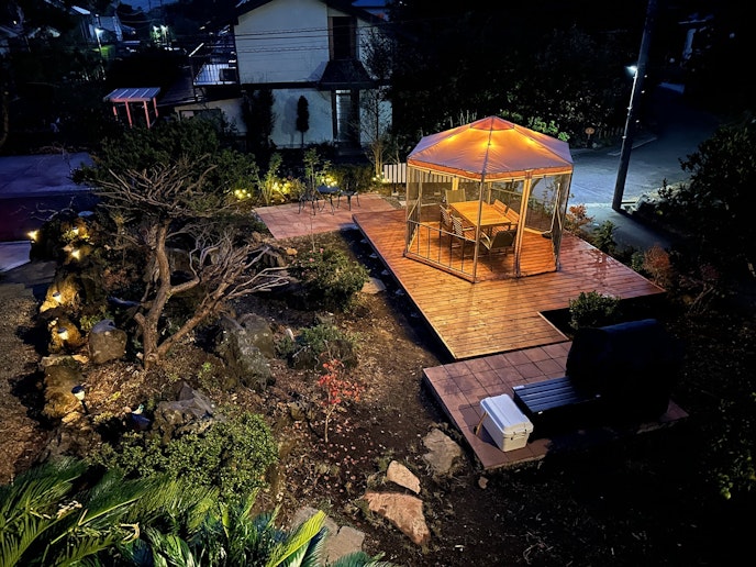 屋外テラス（ガーデンビュー）