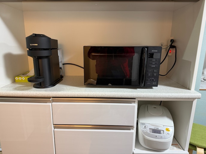 ネスプレッソ、電子レンジ