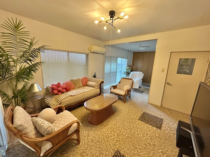 1階14帖のゆったりリビング