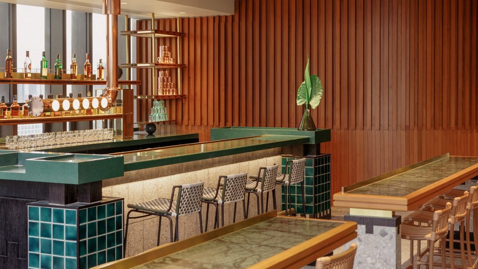 「Bar.Yard」40階に位置するトロピカル・ルーフトップバー