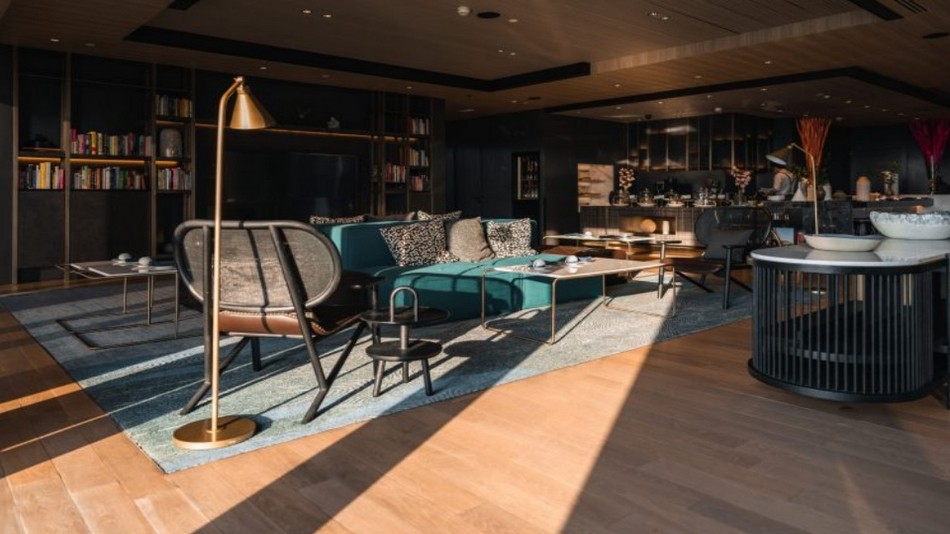 「Maa-Lai Library」カフェ　アフタヌーンティー場所：30階