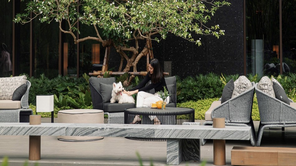 「CRAFT(クラフト）」ソーシャルハブ(コーヒーとビールのコミュニティ)ガーデン席、ペットフレンド