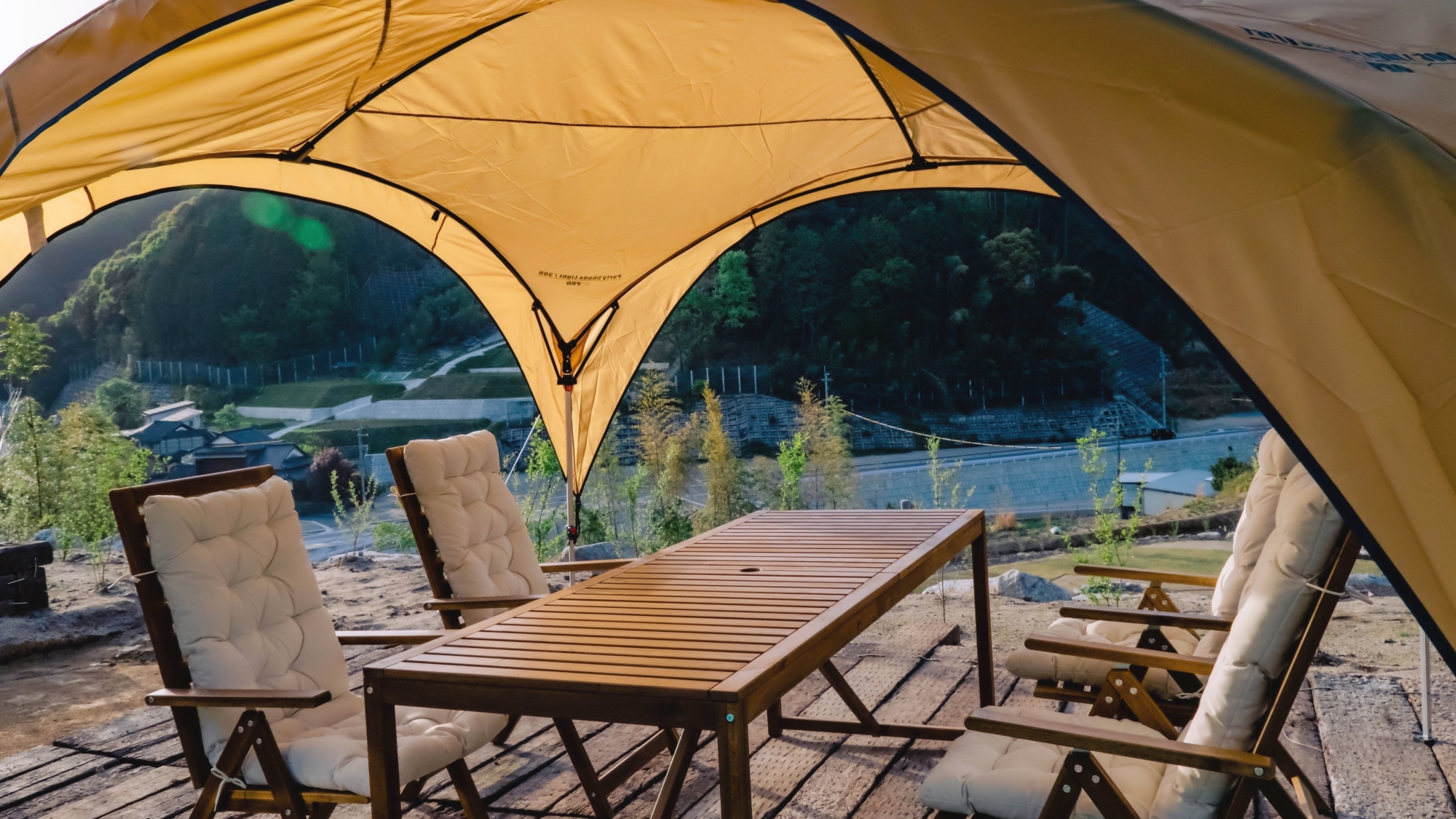 【BBQスペース】開放的なBBQスペース