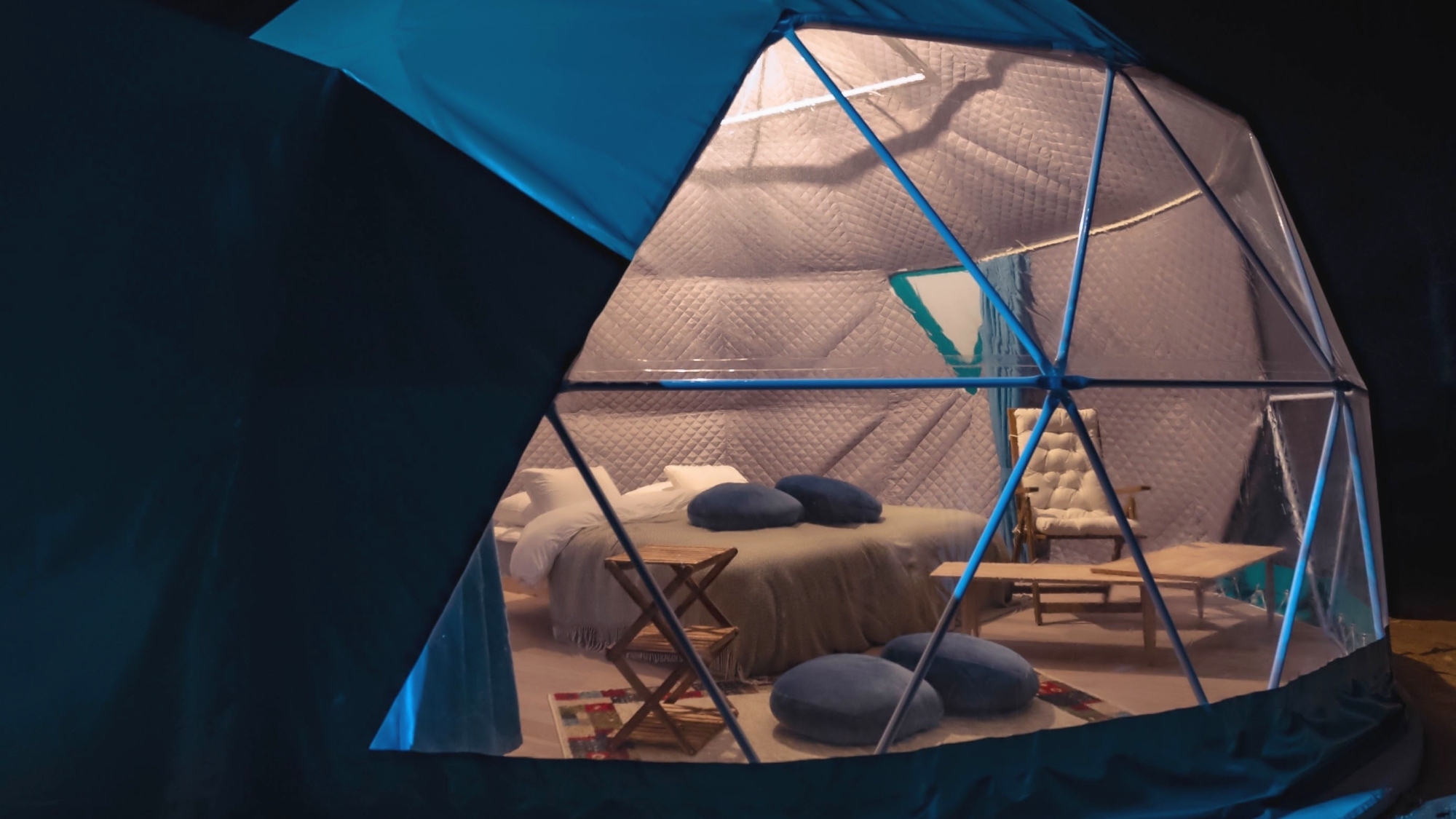 【大型DOMEテント】夜イメージ