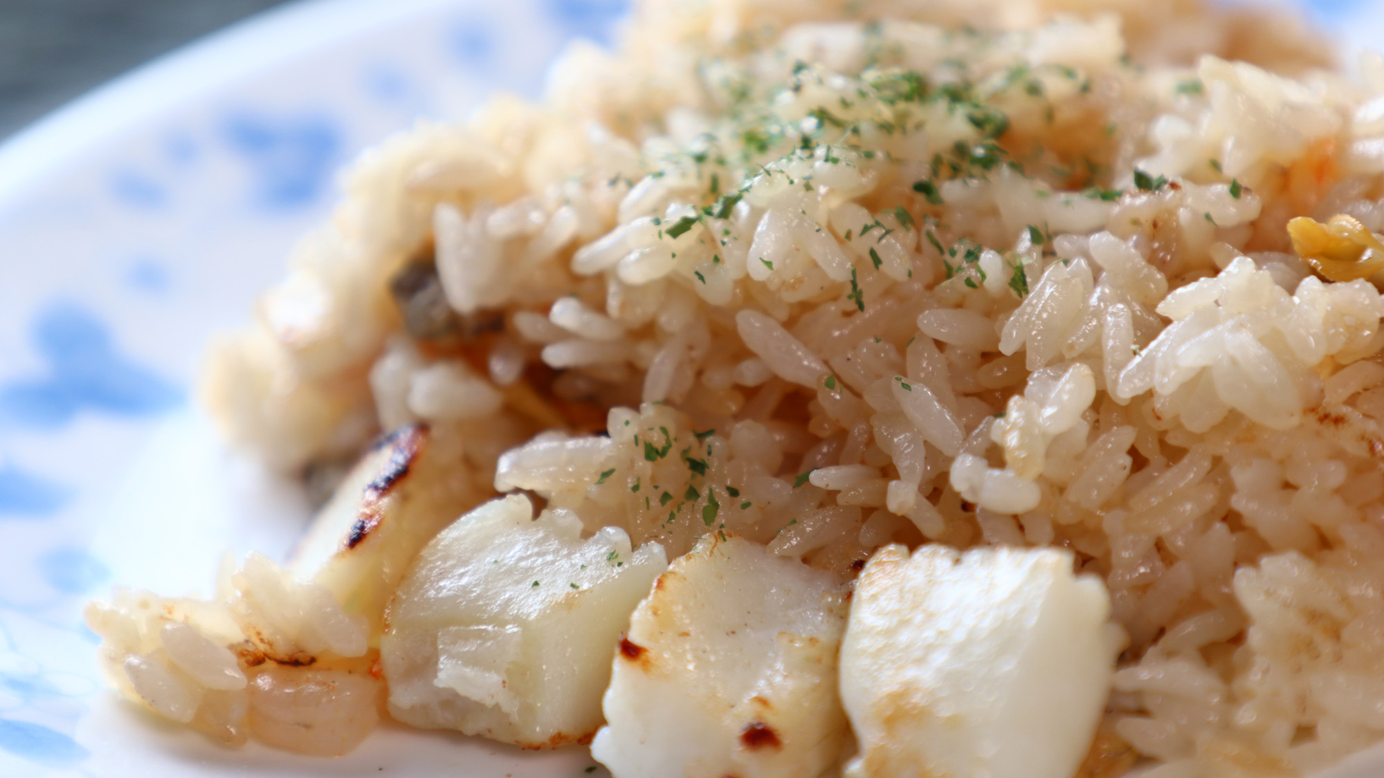 夕食◆海鮮ピラフ　洋食コースのご飯物一例*