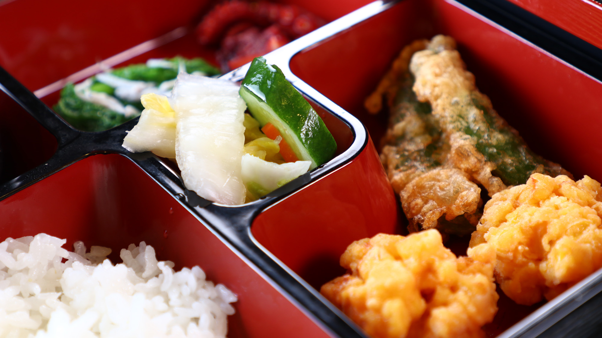 夕食◆和食　美味しい手作りおかずを詰め込んだ松花堂弁当*