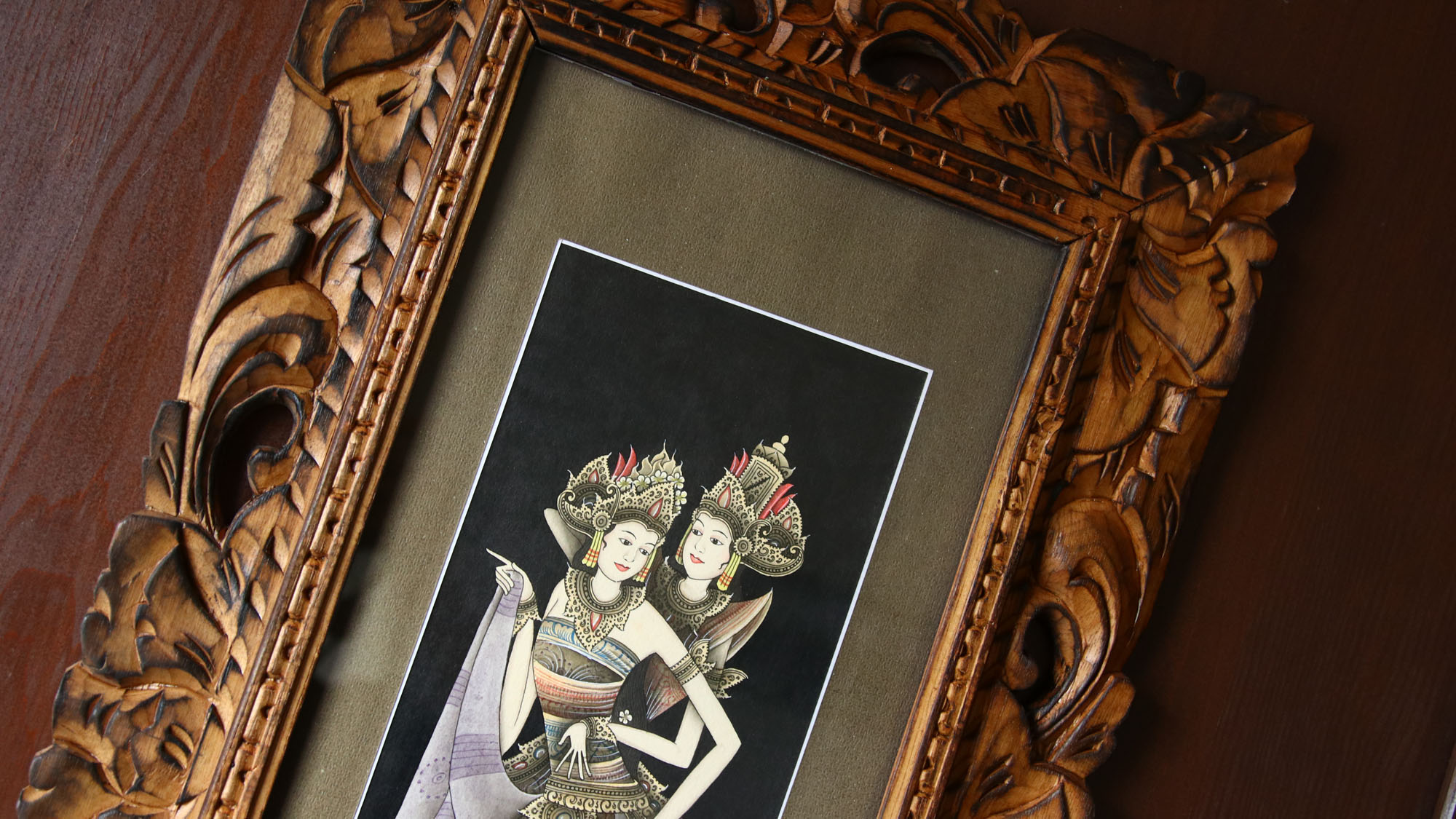 バリの雰囲気漂う館内*