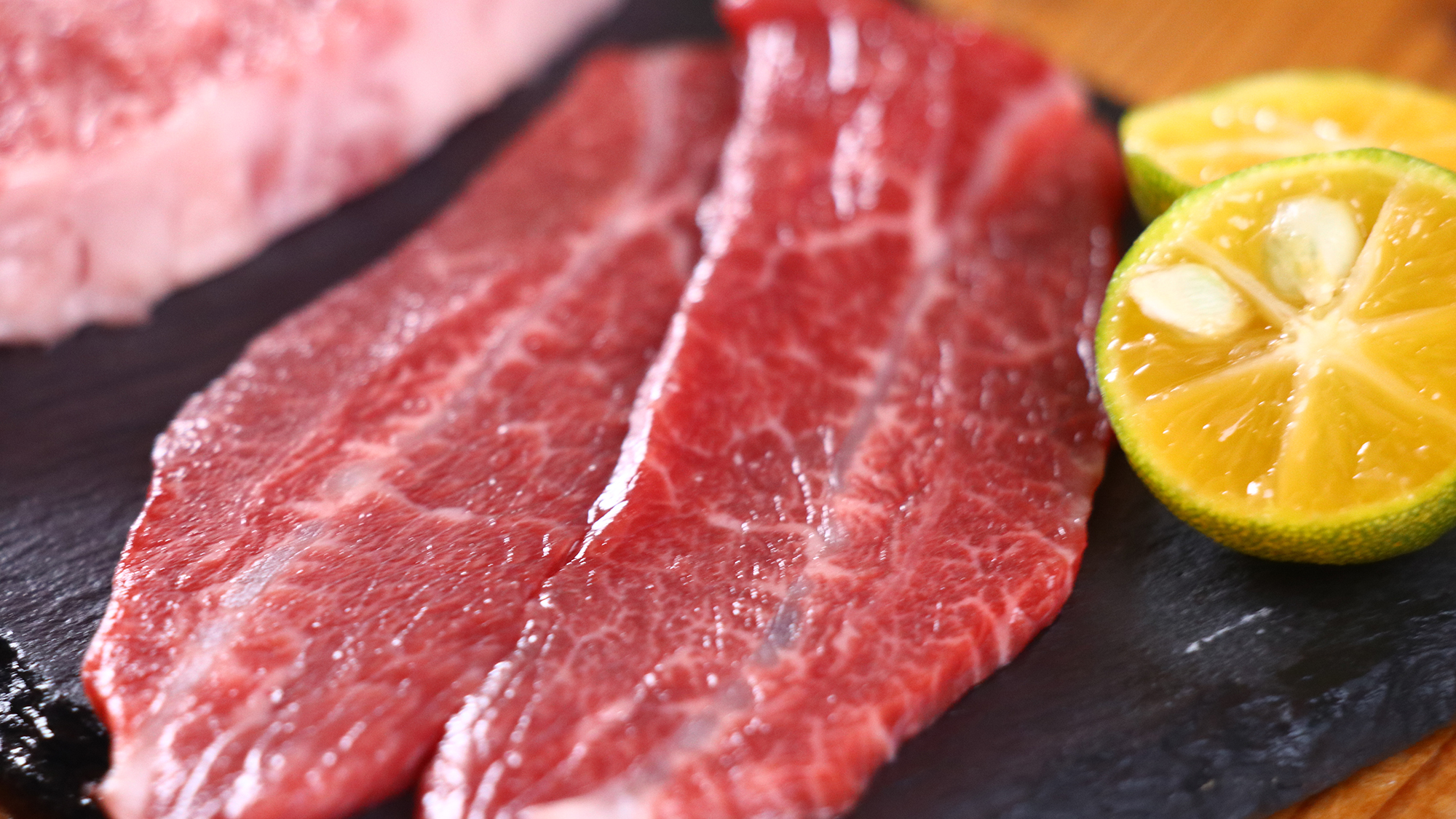 【お料理】 夕食 石垣牛の特選焼肉セット みすじ