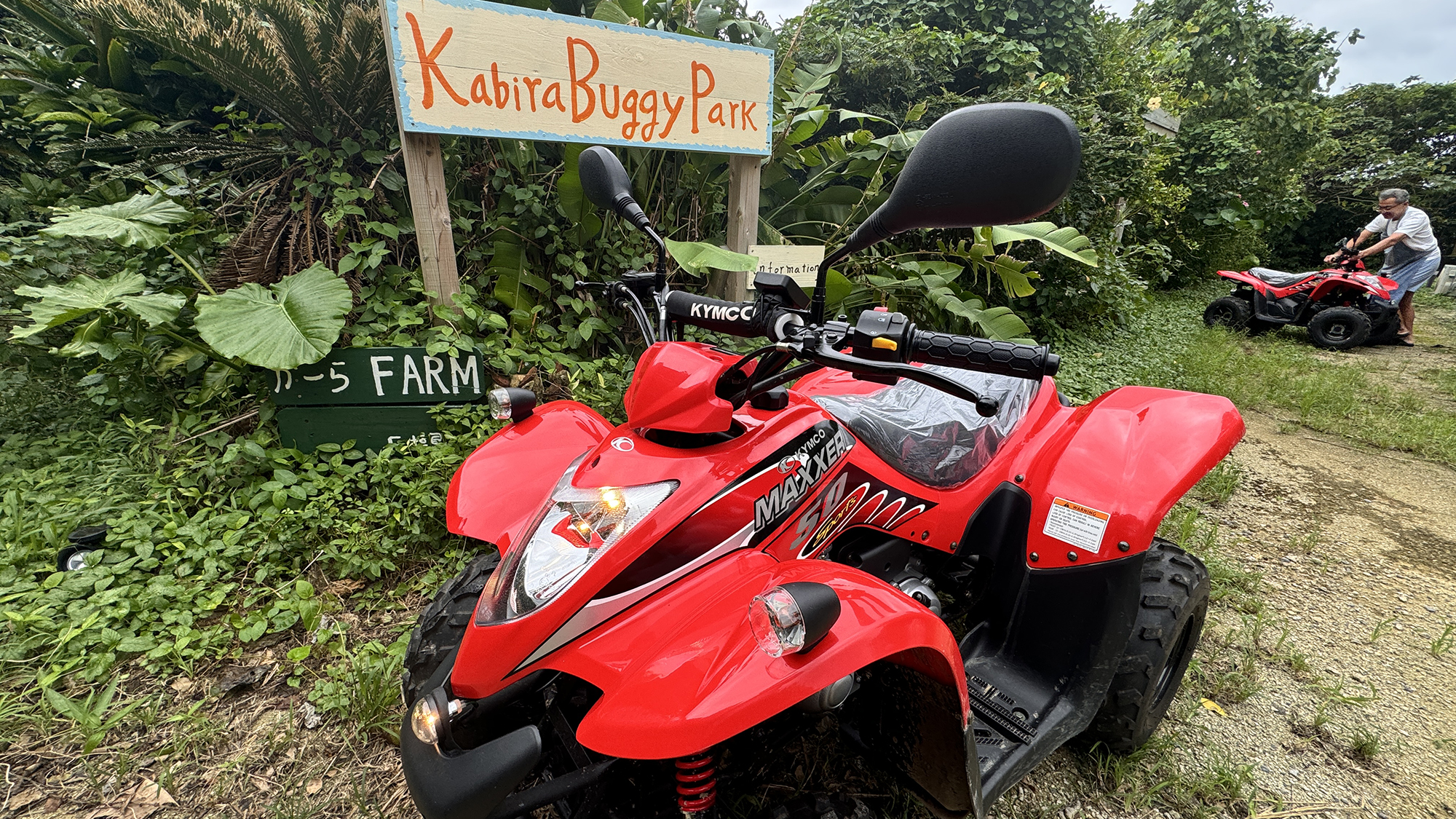 【サービス】 バギーレンタルも行っています。