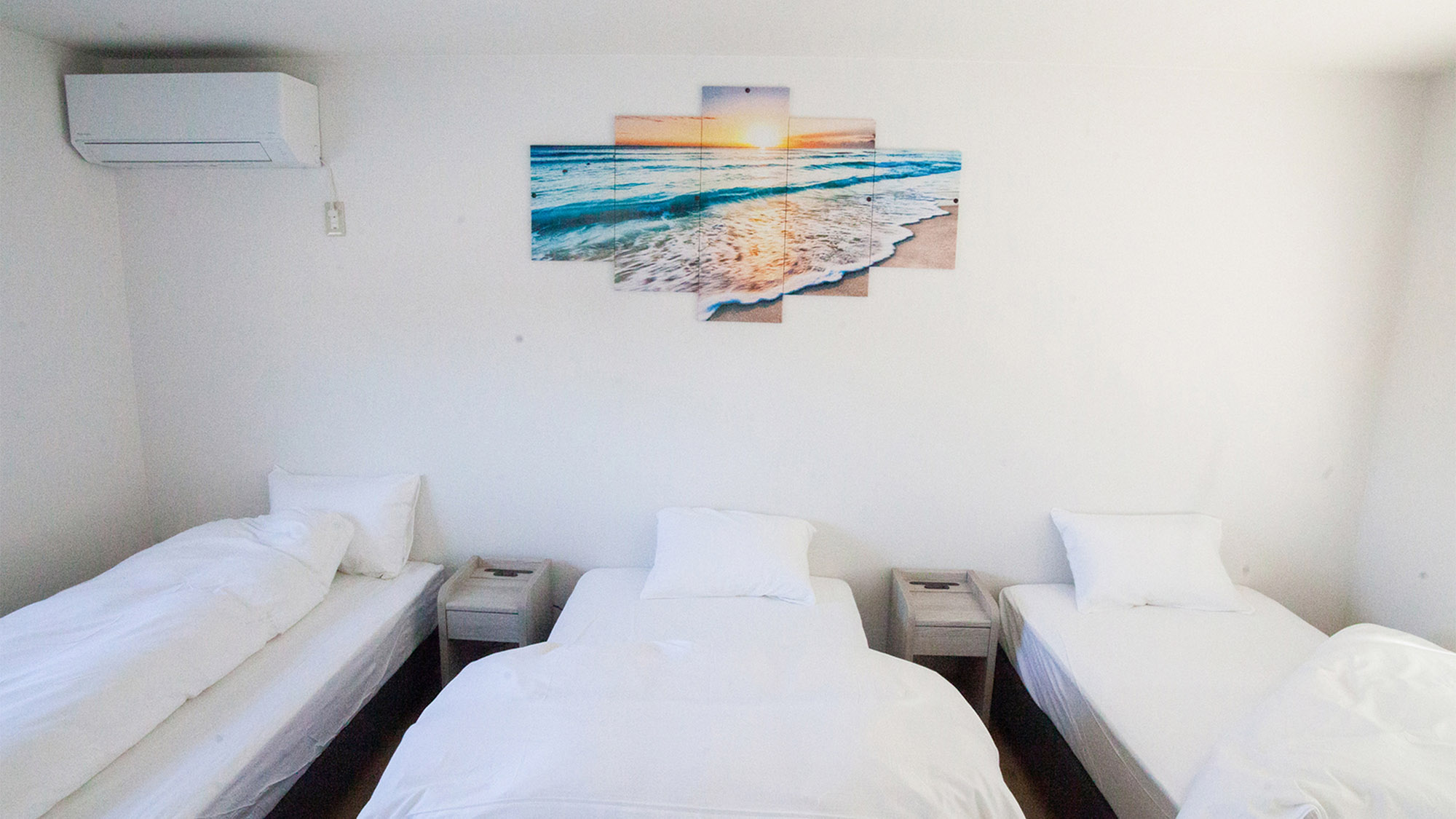 ・【洋室】エアコンを完備しております！お好みの温度に調整して、快適にお過ごしいただけます。