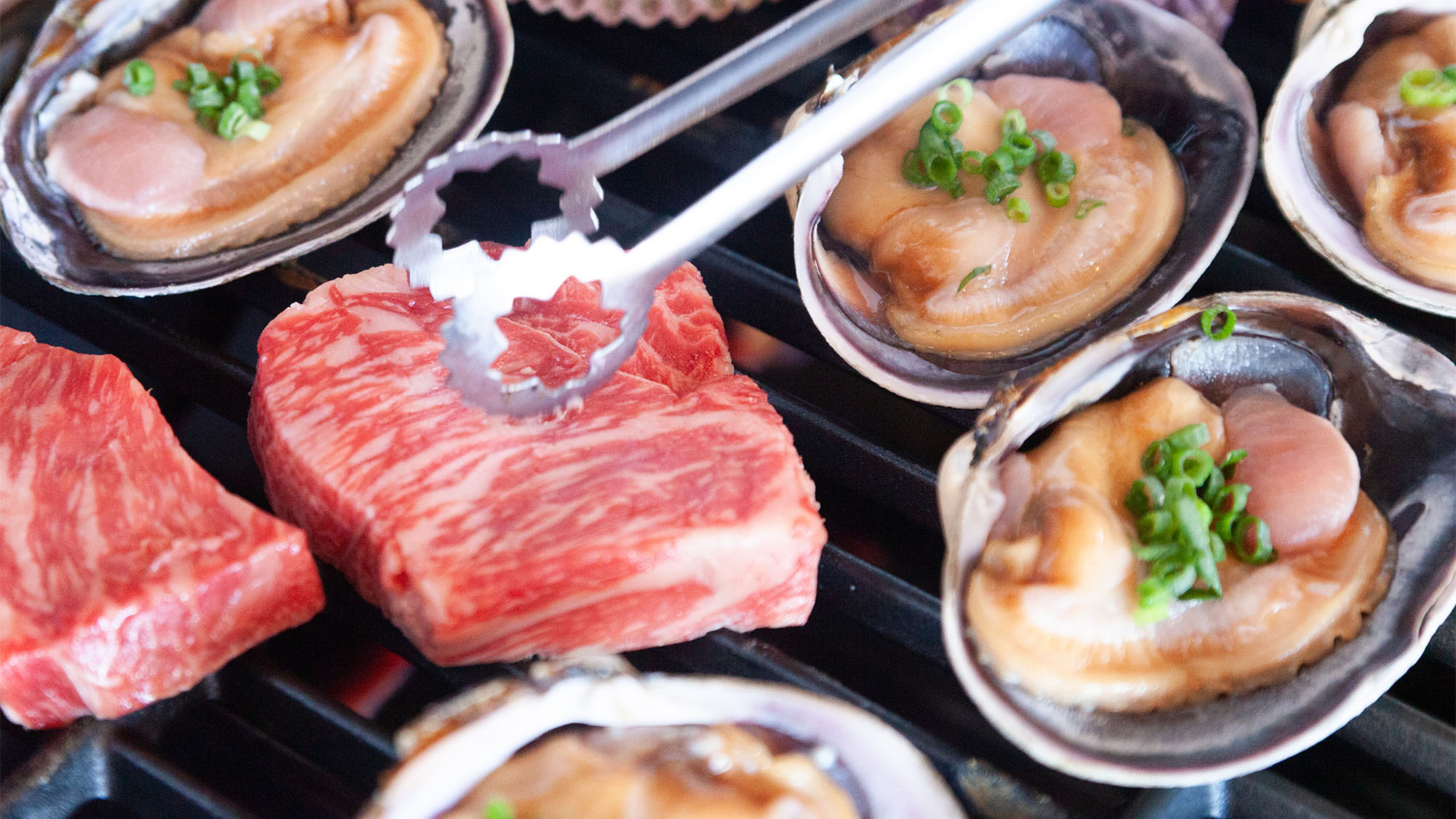 ・【BBQ】肉コースと海鮮コースをご用意しております。ご家族やご友人と淡路島の味をご堪能下さい。