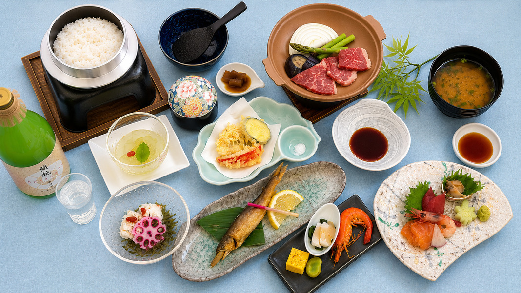 ◆【さき楽28】美人の湯でつるすべ肌に♪露天風呂＆サウナ完備◎夕食は絶品釜炊きご飯を堪能＜夕朝食付＞