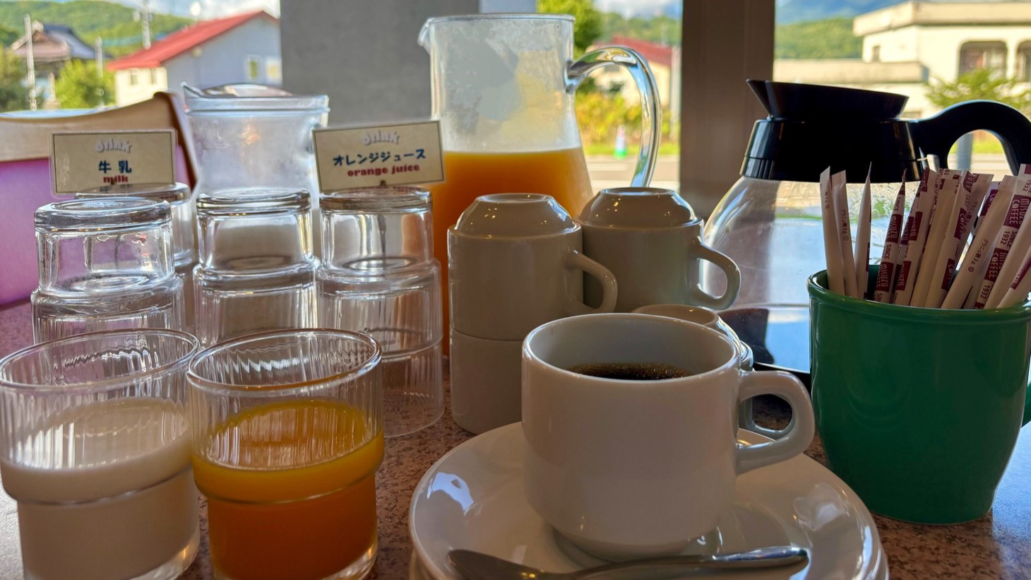 【ご朝食・バイキング】コーヒーはテイクアウトＯＫ