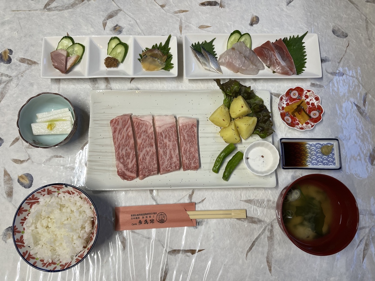 ハシタテキクザクラを眺めながら能登牛ステーキ＆地魚に舌鼓！プレミアム・菊の間プラン！
