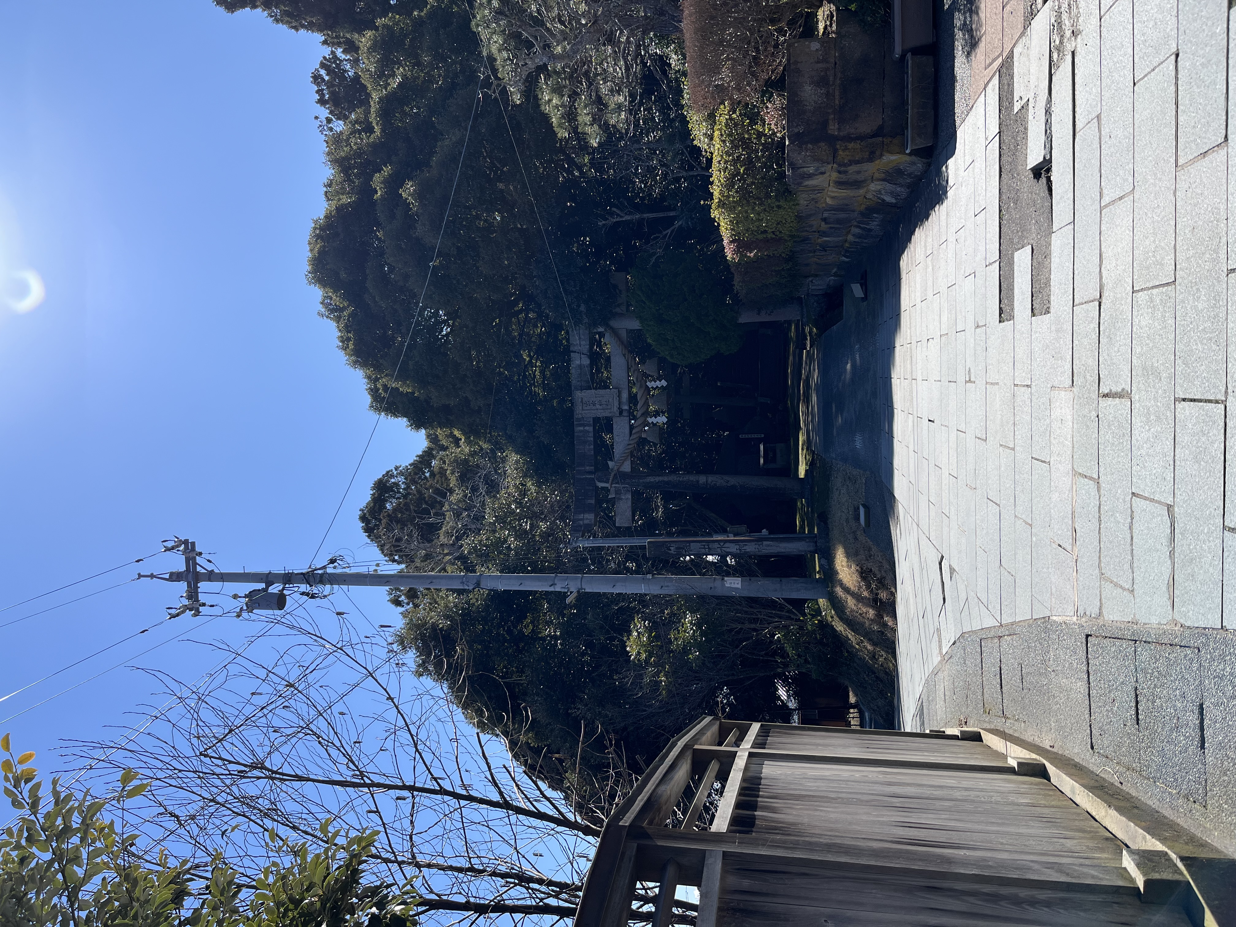 北前船を祀っている出水神社。