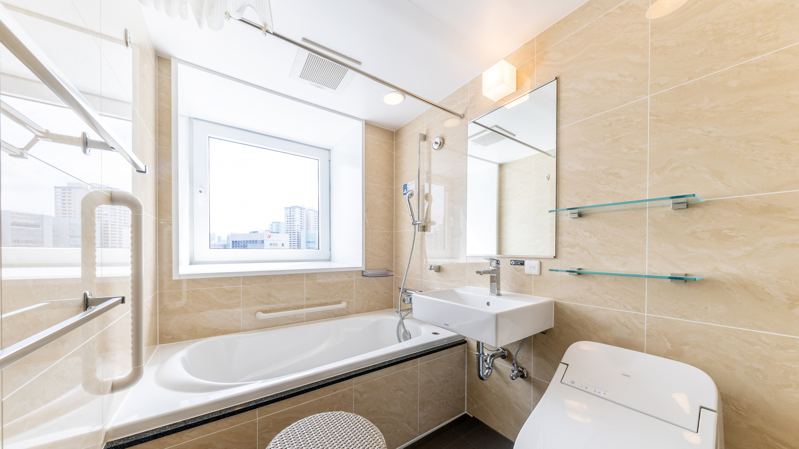 デラックスツインルーム バスルーム