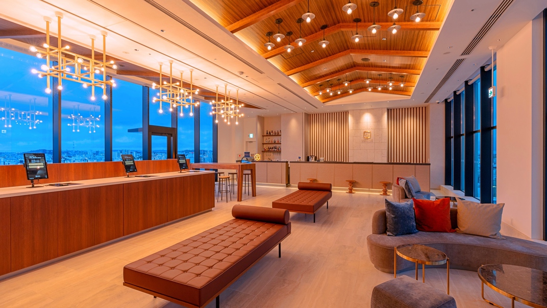 【スタンダード】最上階17階の屋外ラウンジから街並みを一望！（素泊）