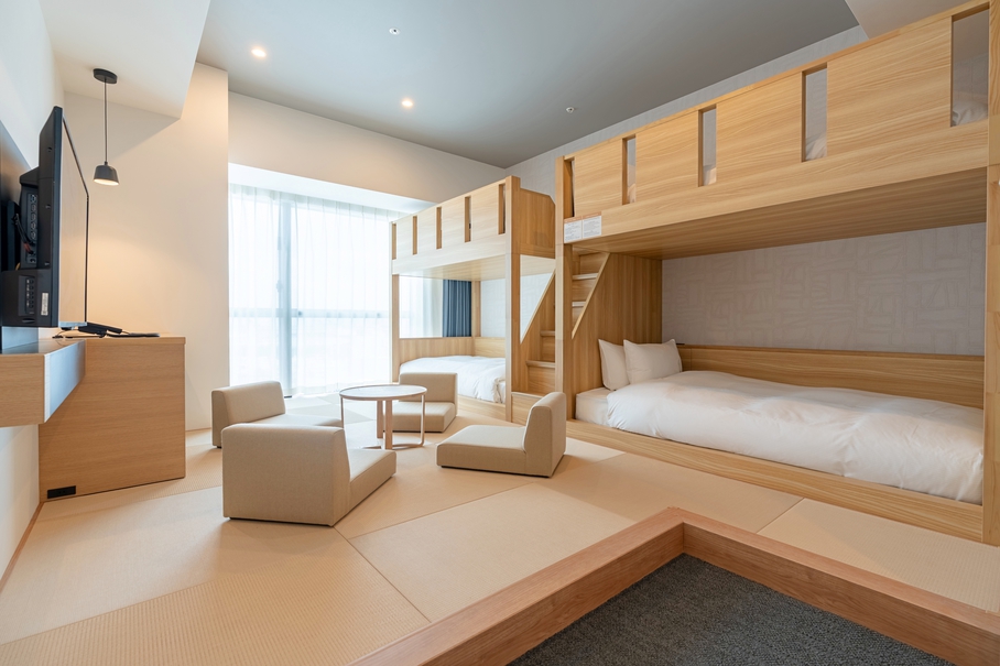 ファミリーツイン（和洋室）／ハイフロア（10〜13F）