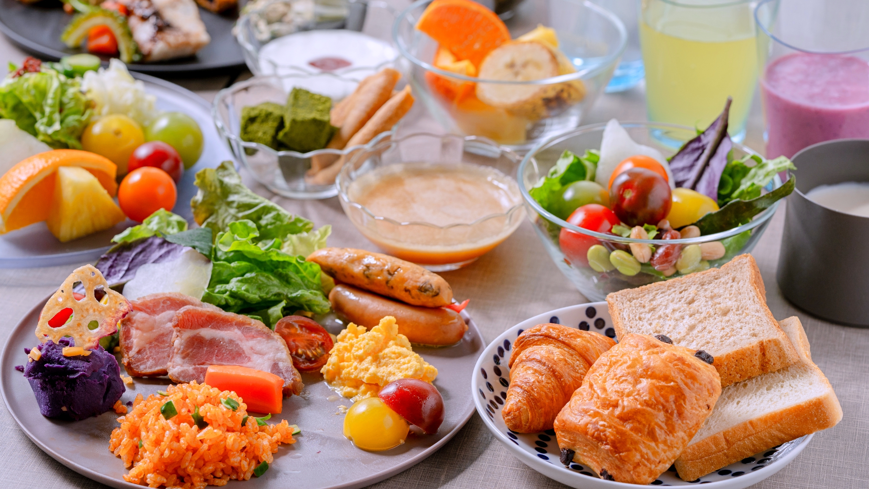 朝食　全70品以上の和食・琉球料理ビュッフェ