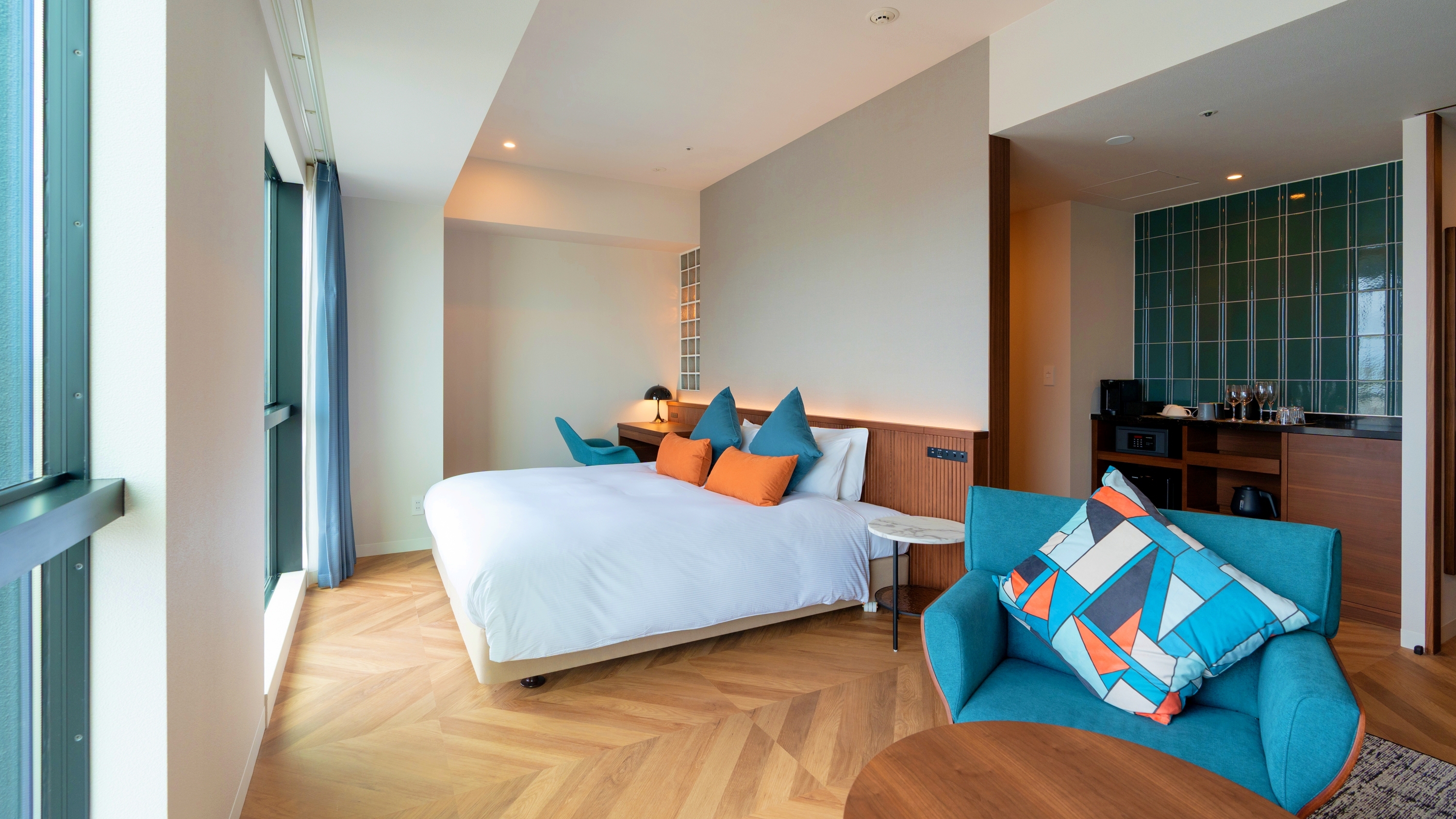 エグゼクティブダブル／スカイフロア （一例）※仕様の異なる2タイプのお部屋がございます。指定不可