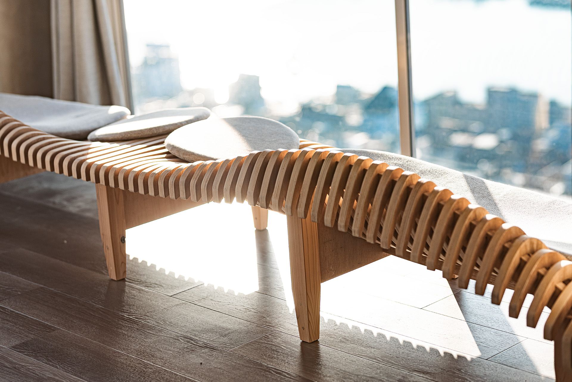 スイートルームからの景観