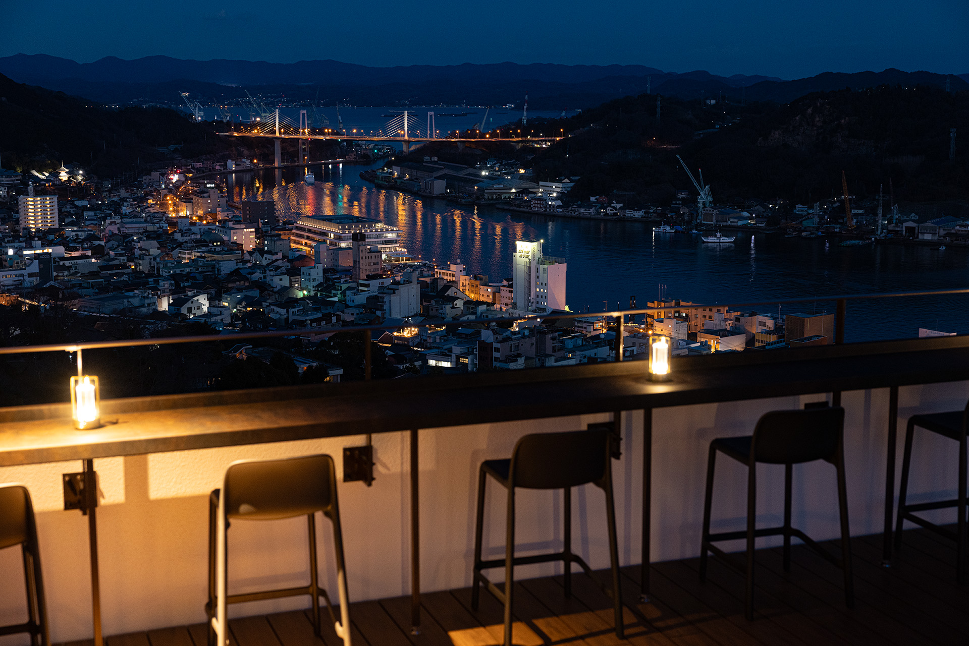 ルーフトップバーからの景観