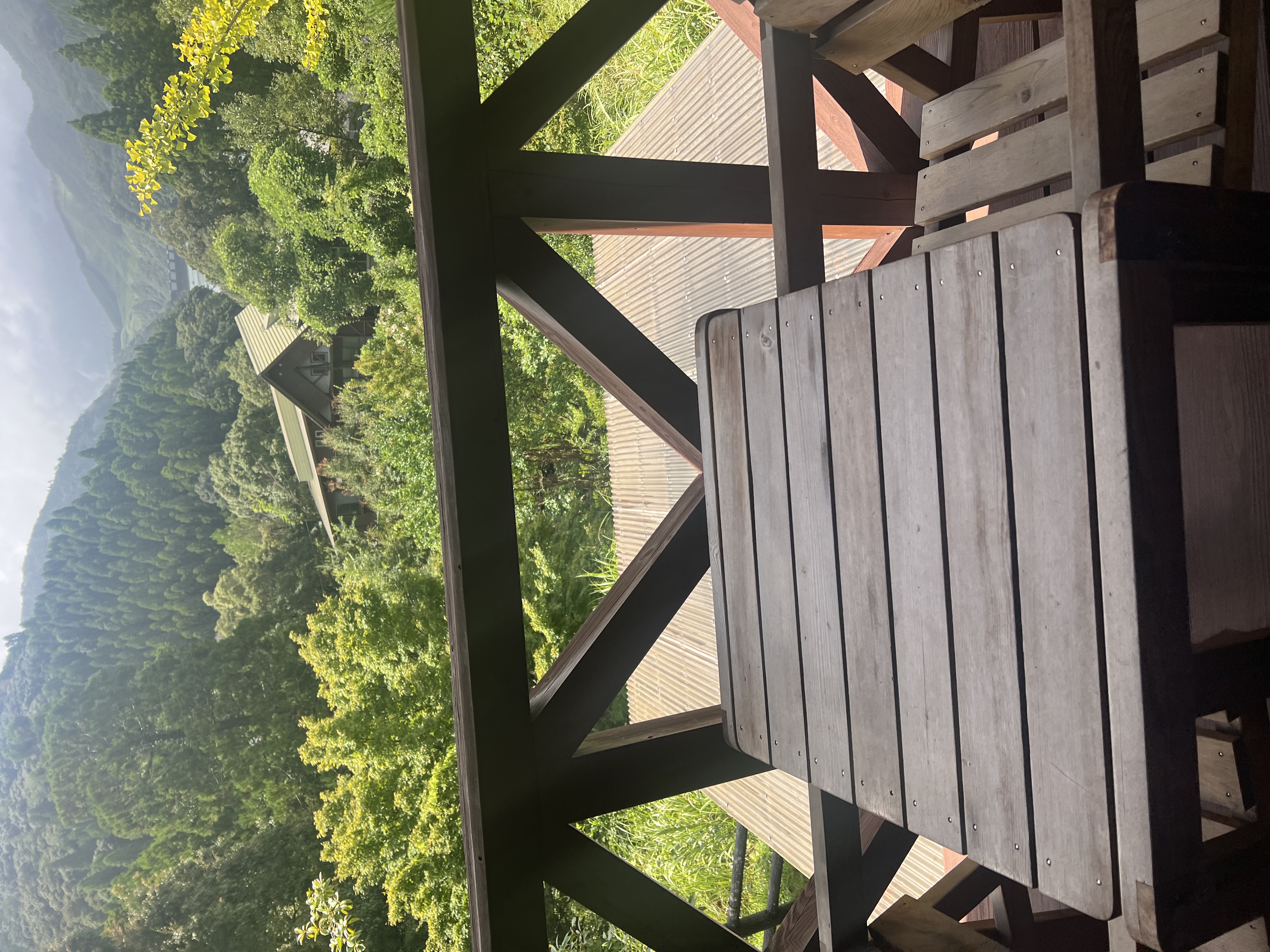 コテージベランダ