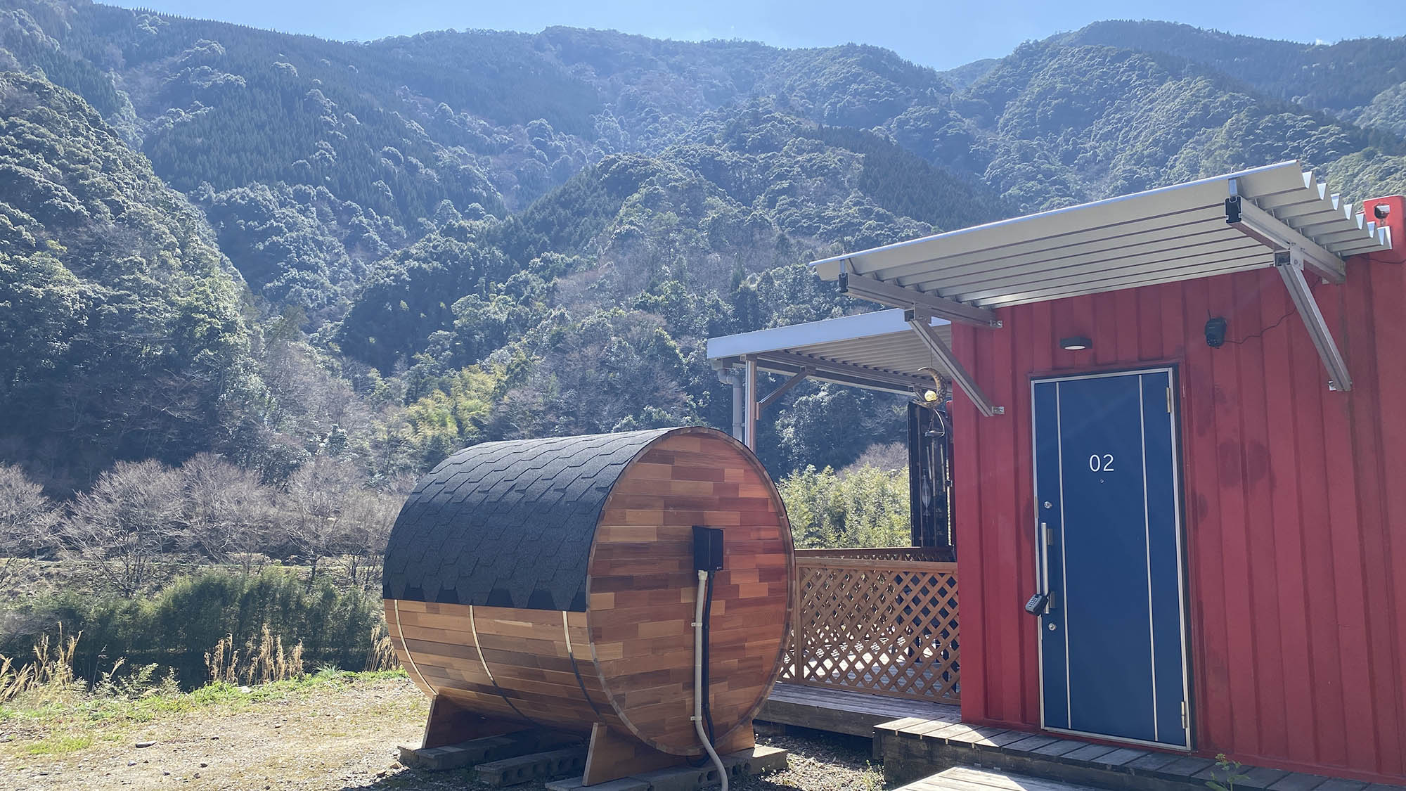・【外観】サウナと絶景！贅沢な休日をここで