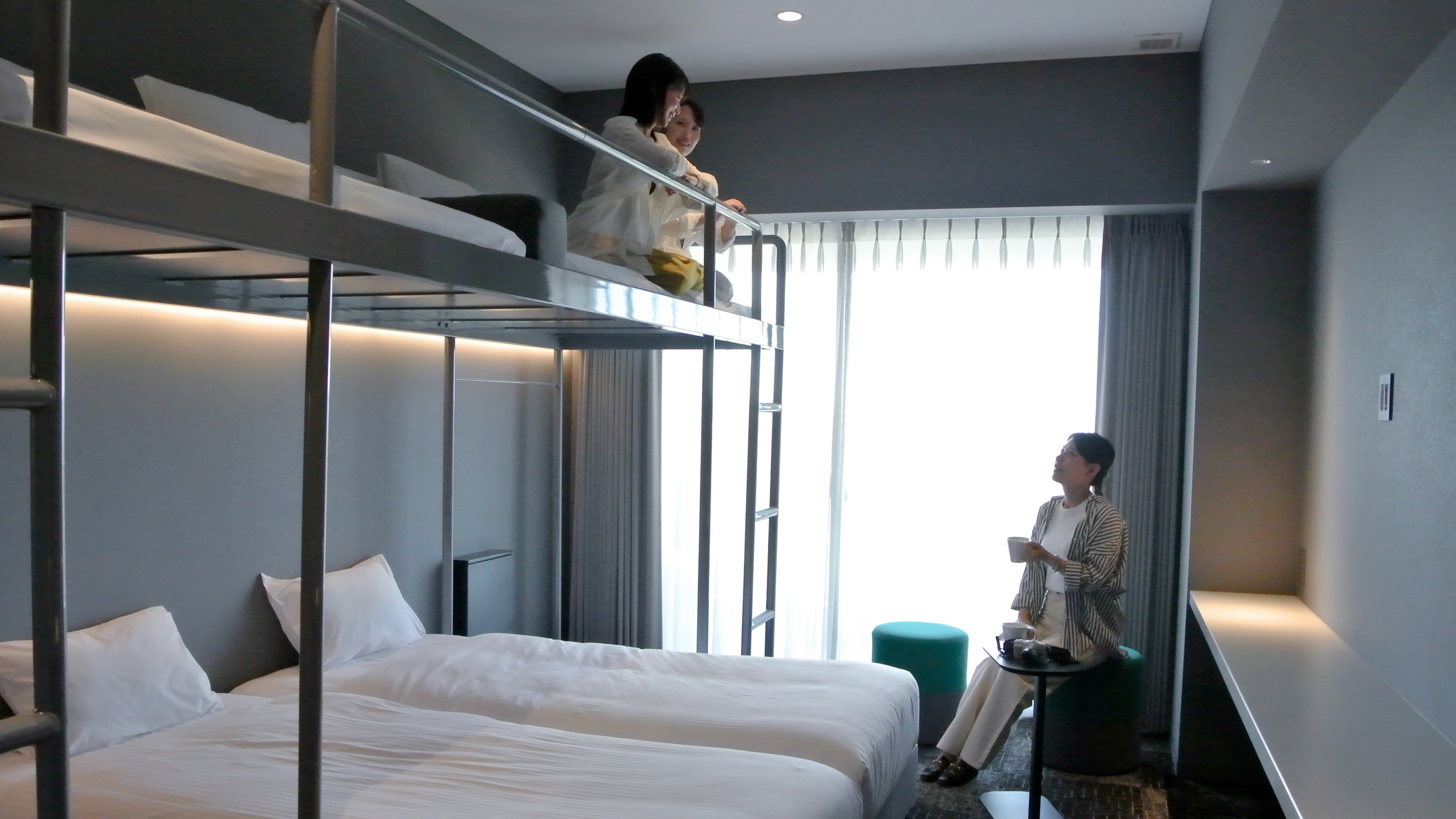 グループ旅行にぴったりなバンクベッドルーム