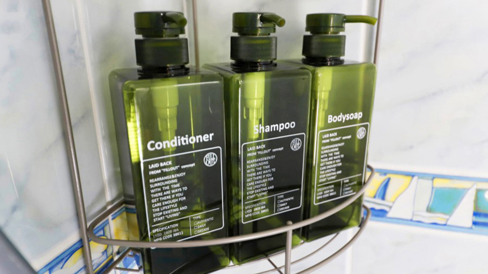 ・【アメニティ】シャンプー、コンディショナー、ボディソープ