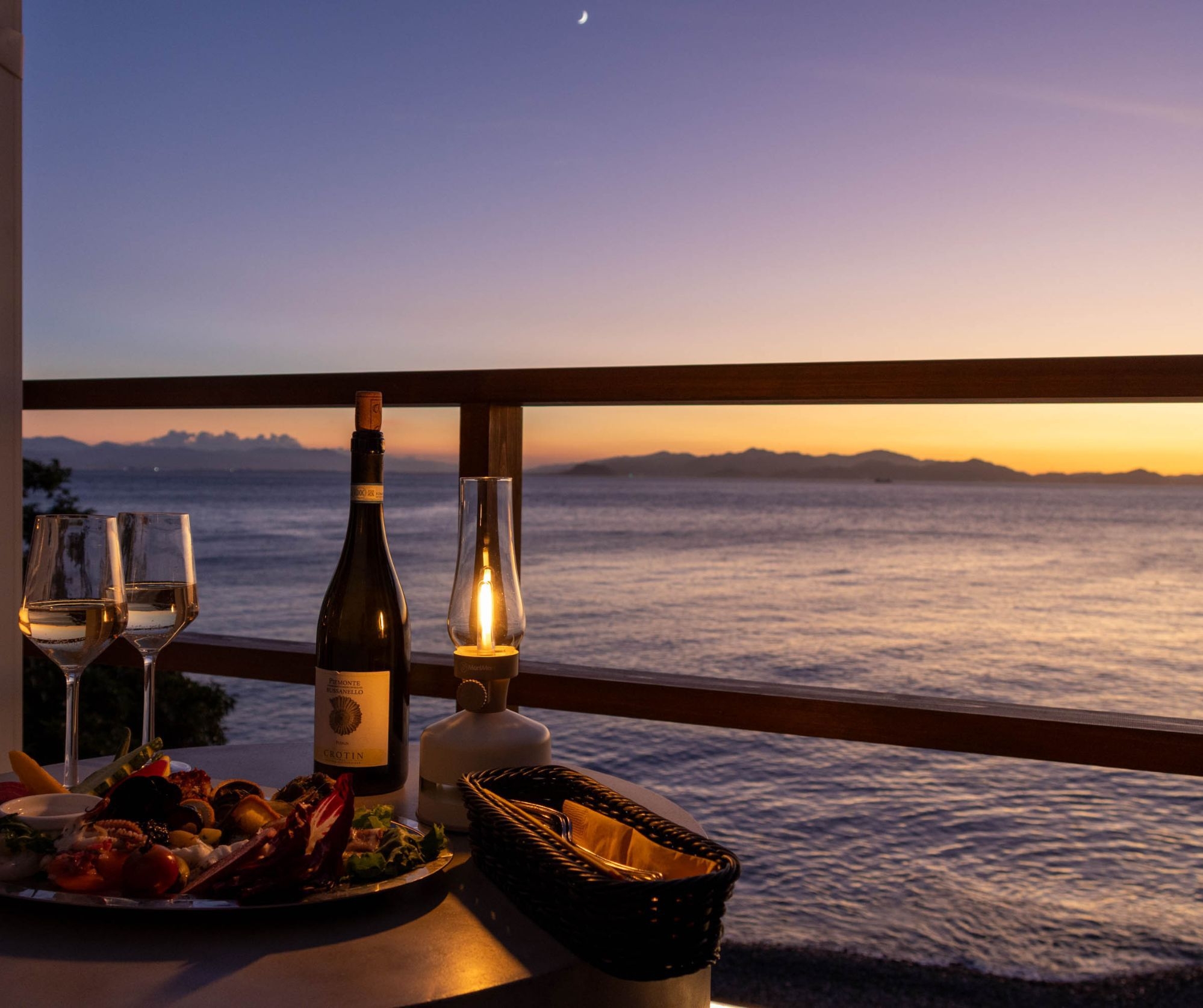 【朝夕食付】SUNSET CABIN ディナープラン　海と空に囲まれる特別な夜