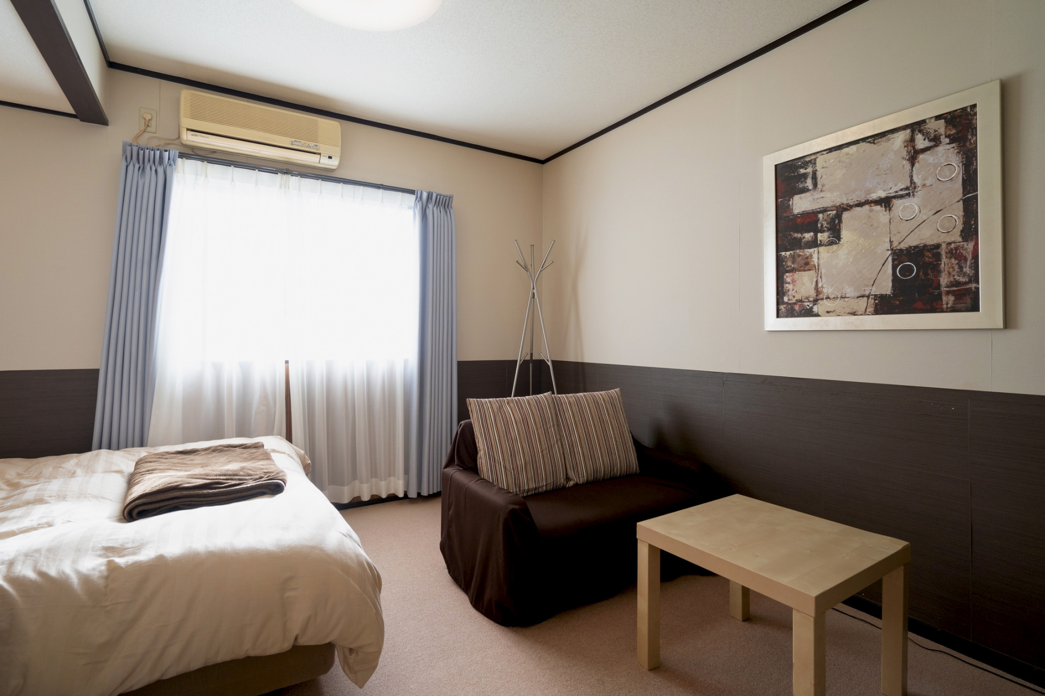 【シングルルーム】ダブルベッド