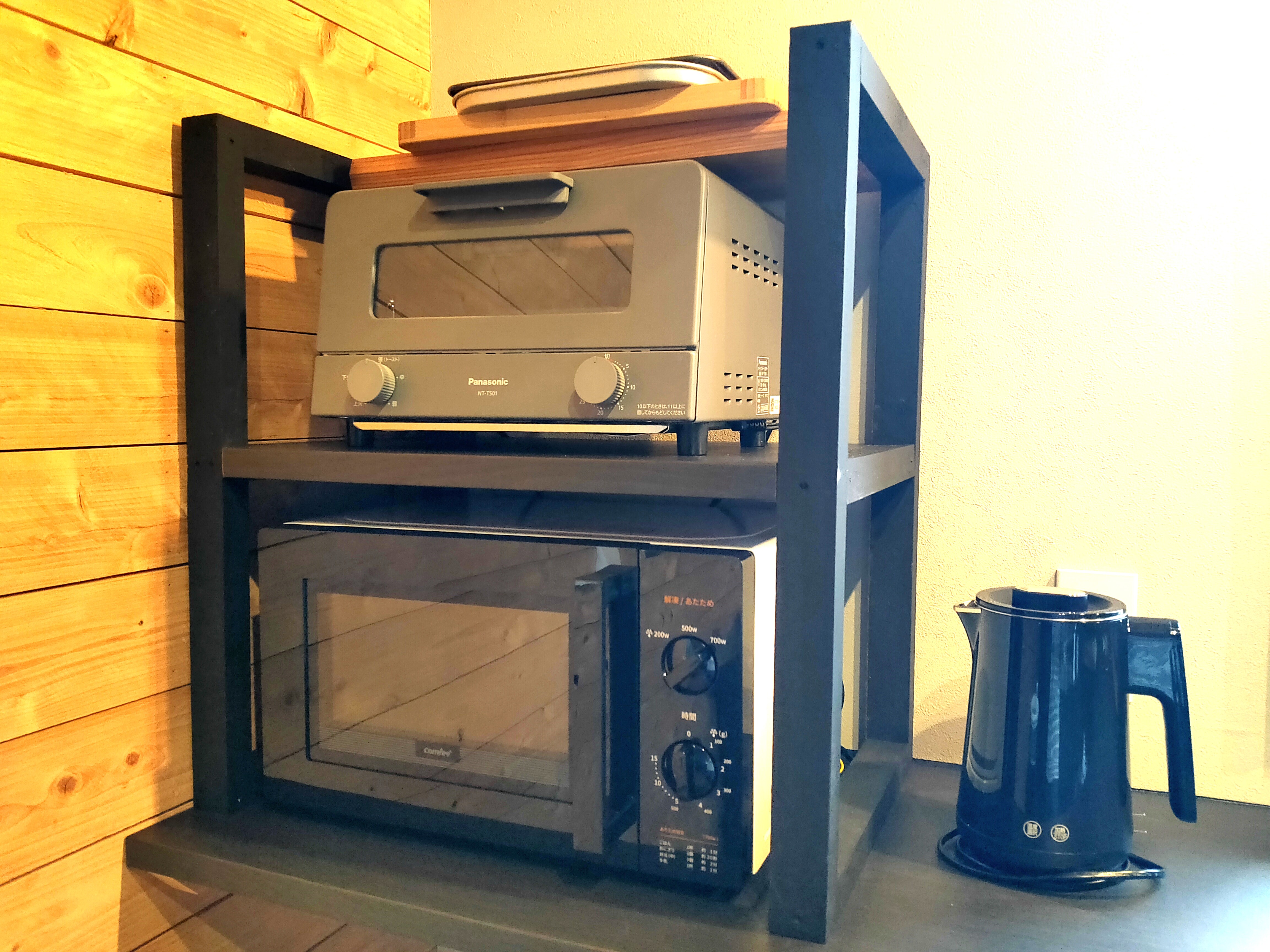 ■客室備品／電子レンジ・トースター・電気ポット