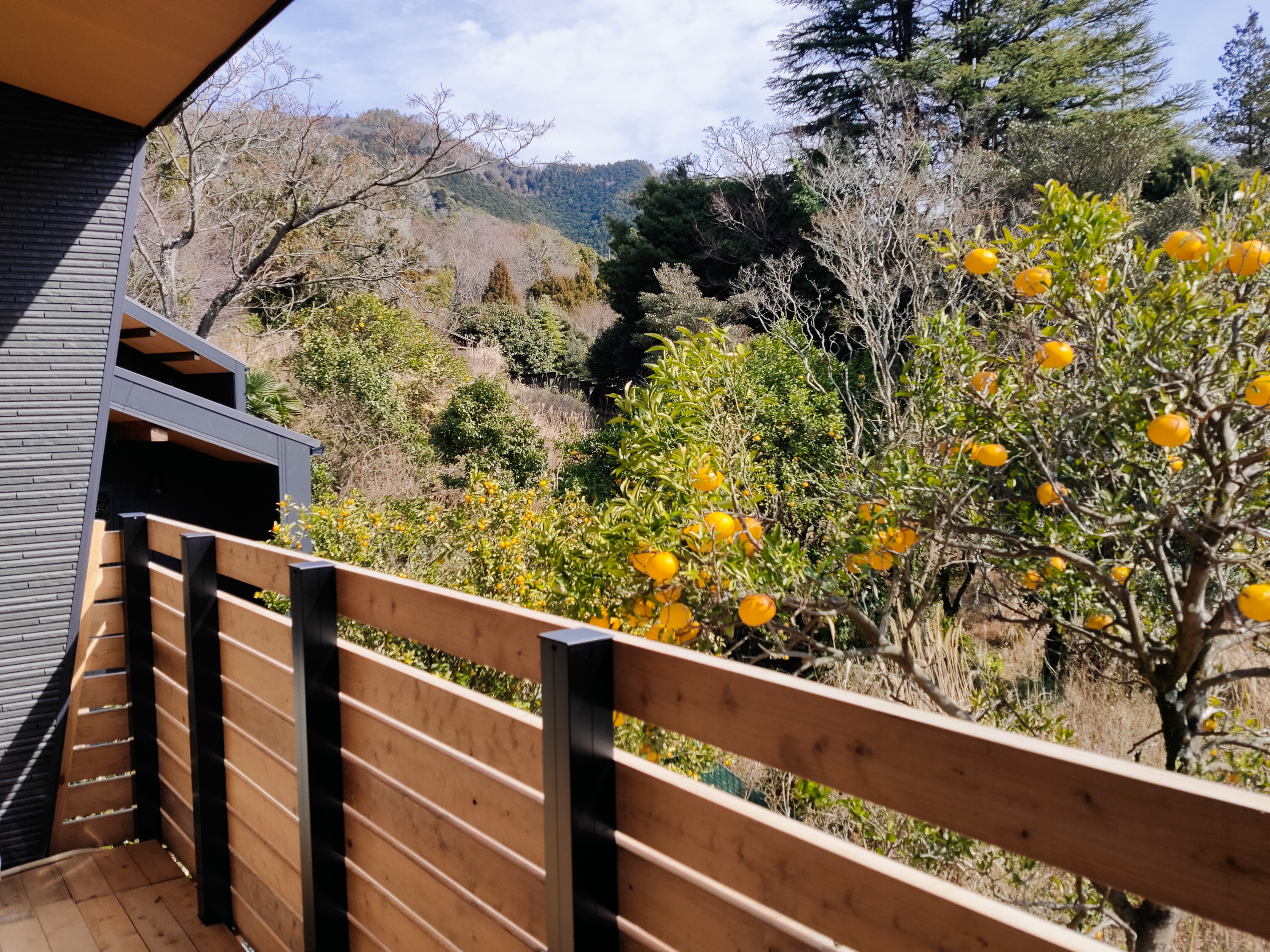 ■客室棟『季 Ｍｉｎｏｒｉ』２階バルコニーからの眺め