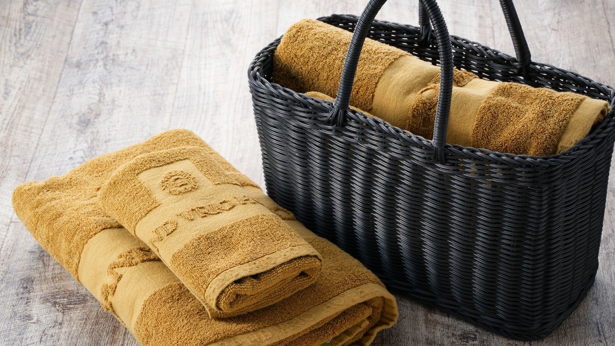 ＜客室＞タオル類※大浴場にはございませんので、お部屋のタオルをご持参ください。