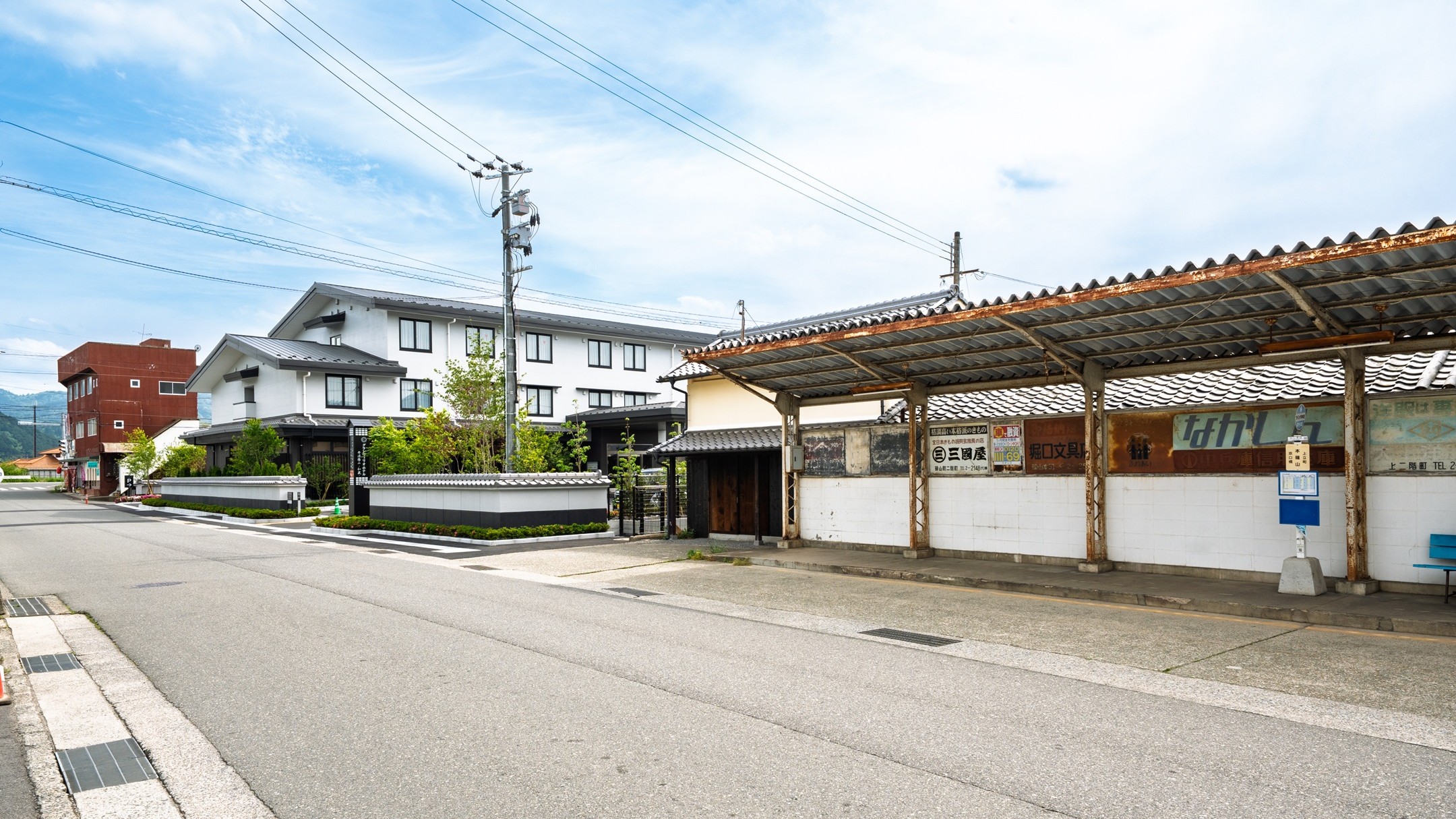 ＜周辺観光＞ホテル横バス停