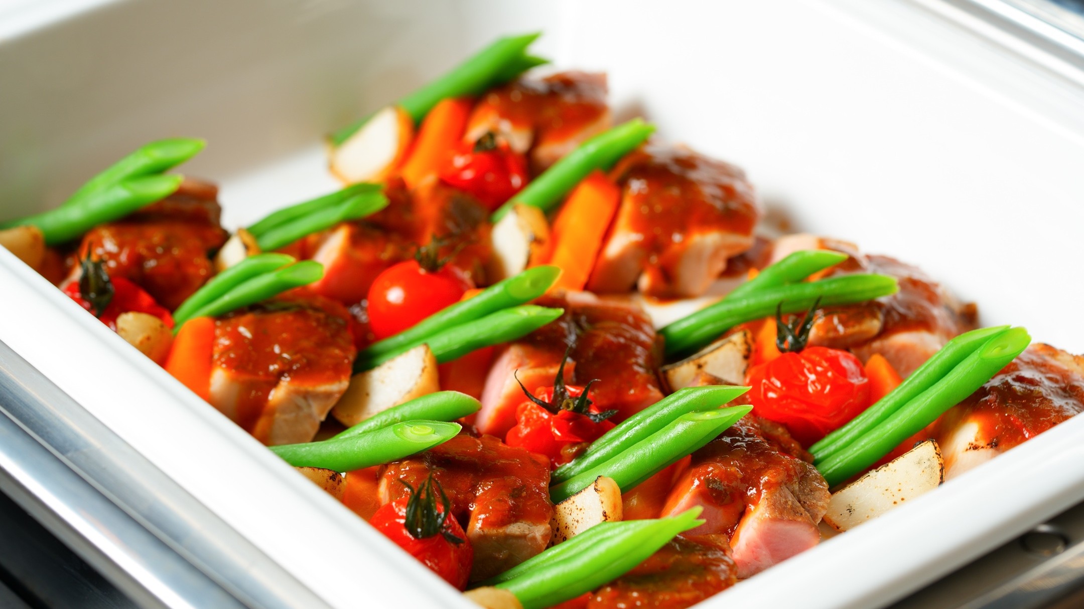 ＜夕食＞バイキング　料理一例